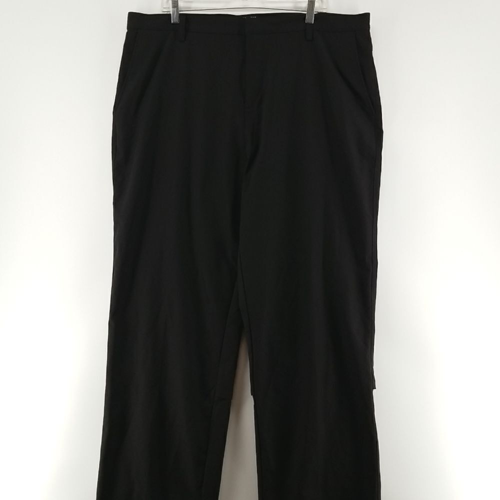 Adidas Pants Men's Size 40  Black Workout Exercise Gym Golf Pockets Athleisure